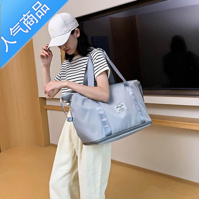 封后大容量旅行包女手提行李包健身包短途出差便携包行李袋待产收纳包高清大图
