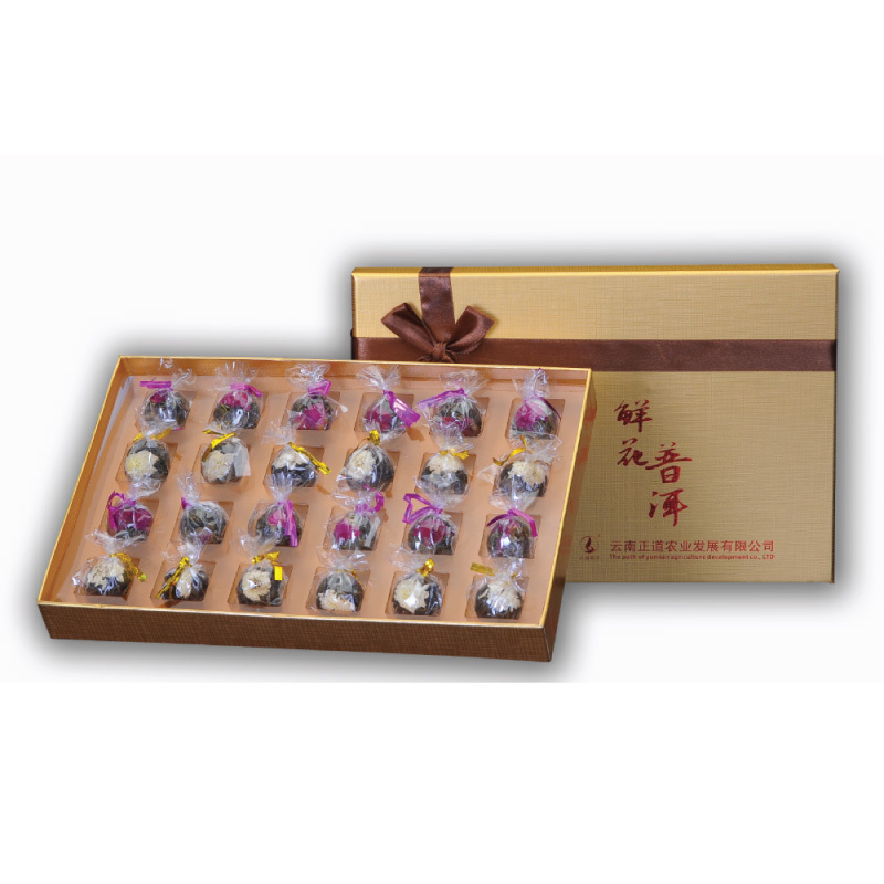 正道和丰(ZHENGDAO HEFENG) 天赐ZDT-007 普洱鲜花普洱茶200g 一盒装 一盒价格