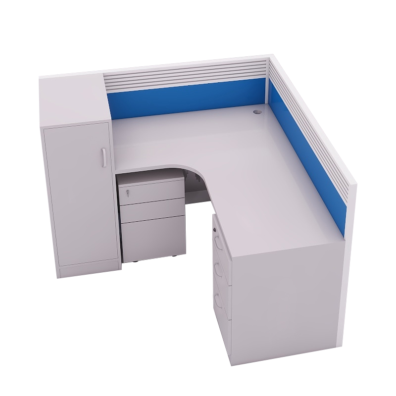 诚亿宏 屏风工位办公桌 1500*1500*1100/L05-15高清大图