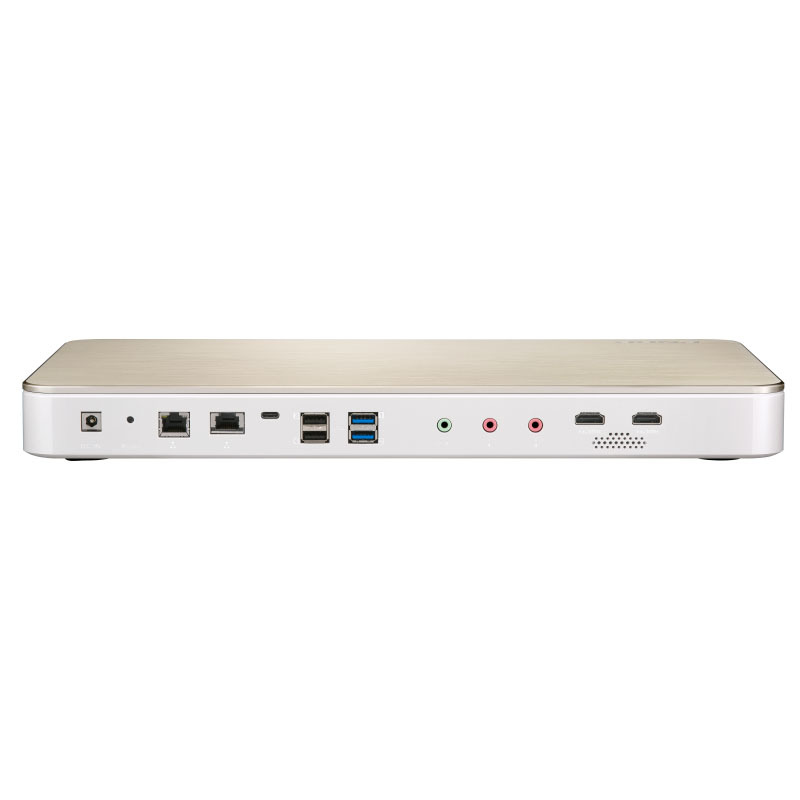 威联通（QNAP）HS-453DX 4G 平躺式私有云混合万兆网络存储 NAS 四核心 静音无风扇设计4K播放家用存储