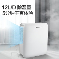 格力(GREE)抽湿机/除湿机 除湿量12升/天 家用轻音卧室办公室地下室低噪干衣除湿器长效定时 (DH12EN)