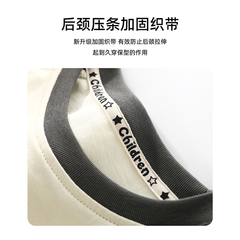 史努比(SNOOPY)儿童圆领套头卫衣男女童春秋款印花女宝宝上衣学生卫衣DBG高清大图