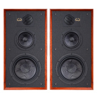 Wharfedale/沃夫德尔Linton乐富豪林顿HIFI8寸低音三分频书架音箱 胡桃木