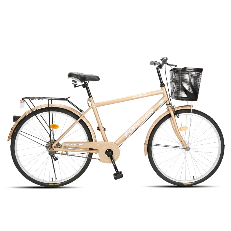 永久自行车男士成年女式轻便城市通勤简约学生成人代步单车