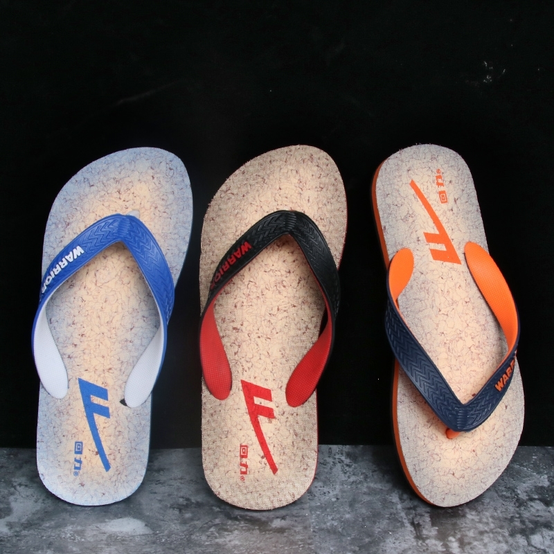 warrior男士人字拖夏季防滑耐磨凉拖鞋男外穿个性韩版潮流夹脚沙滩鞋