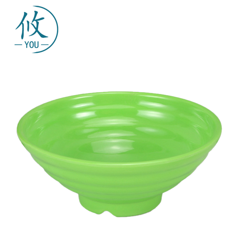 攸 绿色塑料碗 205*83*10mm 个高清大图
