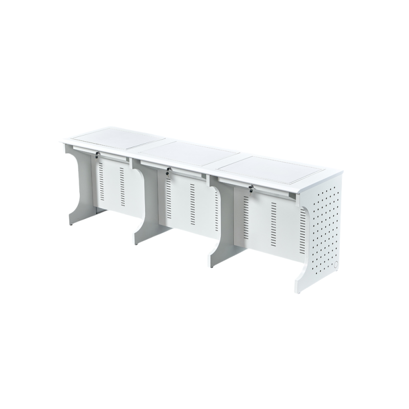 凡尔尚隐藏式电脑桌2300*700*750mm张高清大图