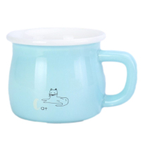 贝瑟斯 陶瓷马克杯喝水杯子牛奶杯咖啡杯早餐杯情侣杯