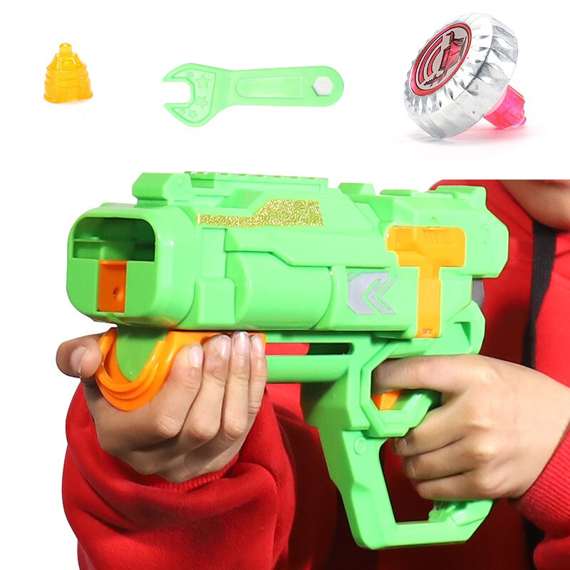 对战竞技玩具儿童 大地狂炮含发射枪1个普通陀螺