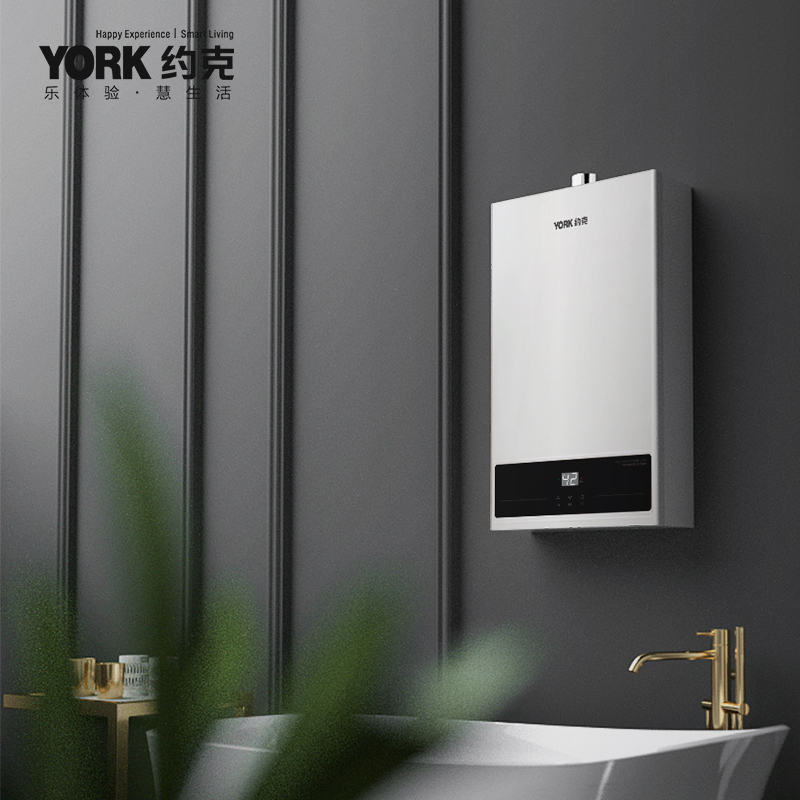 york约克12l燃气热水器智能恒温平衡机防冻支持浴室安装jsq23-12 yk