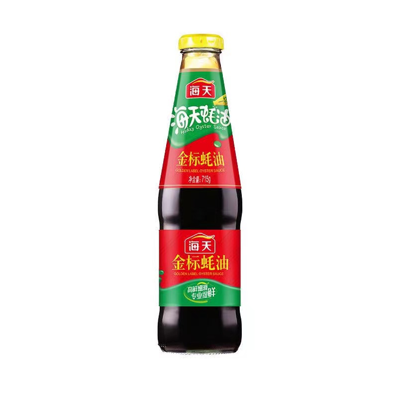 海天金标蚝油715g瓶装 家庭调味品蚝油家用炒菜火锅烧烤蘸料调味料