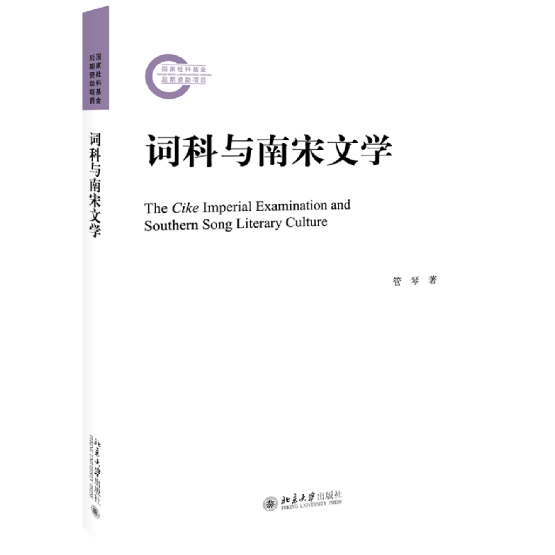 正版 词科与南宋文学 管琴著 北京大学出版社 9787301300299 书籍高清大图