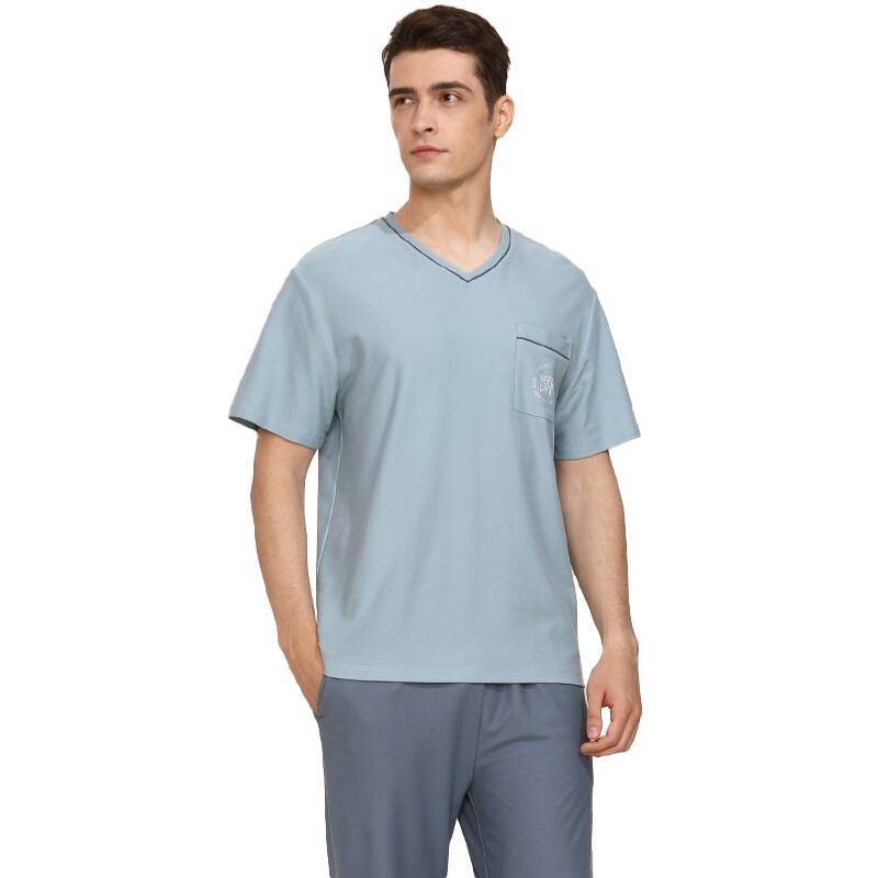 小护士 男士木棉休闲家居套装 MMT001高清大图