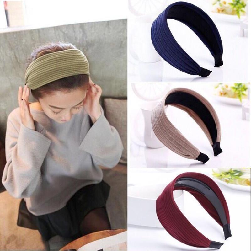 韩国宽边发箍带齿防滑甜美淑女遮碎发压发箍短发百搭遮白发宽发卡150