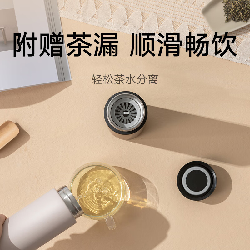 小米米家保温杯316L不锈钢智能恒温保温杯350ml 个高清大图