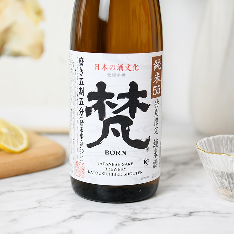 梵 55 纯米酒五割五分纯米吟酿1800ml日本原瓶进口清酒米酒日式酒