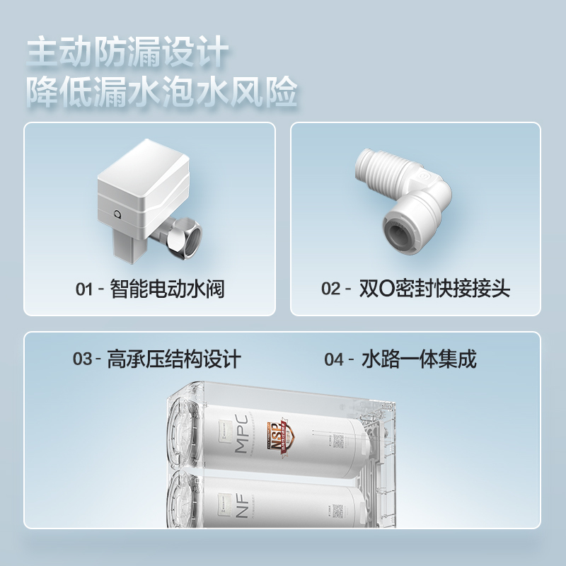 方太母婴级净水机 直饮水 [矿物质健康水]智能NSP净水 厨房过滤大流量H2EA