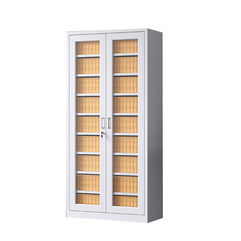 班龙办公柜通玻9层台高清大图