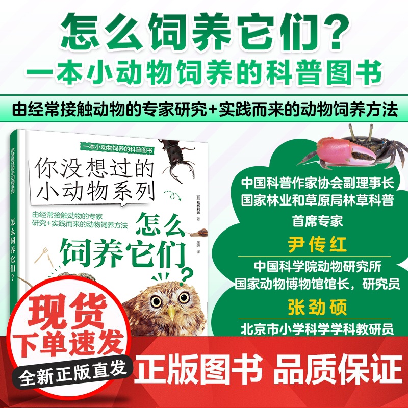 你没想过的小动物系列 怎么饲养它们 小学生的小动物宝典 小学生动物知识图文科普读物 儿童动物知识兴趣启蒙亲子阅读图文科普高清大图
