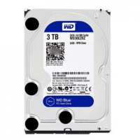 WD西部数据WD30EZRZ 3T台式机硬盘3tb 5400转64M串口蓝盘
