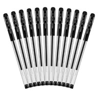 得力(deli) 6600ES 经典办公中性笔黑色0.5mm 12支/盒