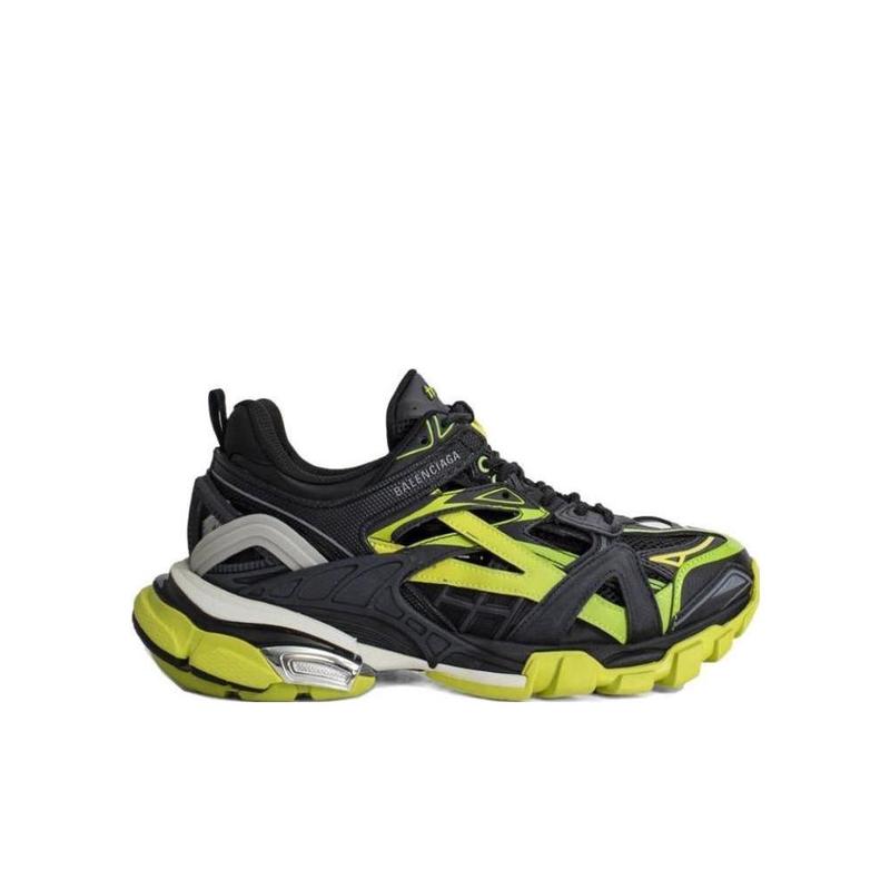 巴黎世家(Balenciaga)男鞋休闲运动跑鞋圆头套脚系带橡胶底耐磨潮