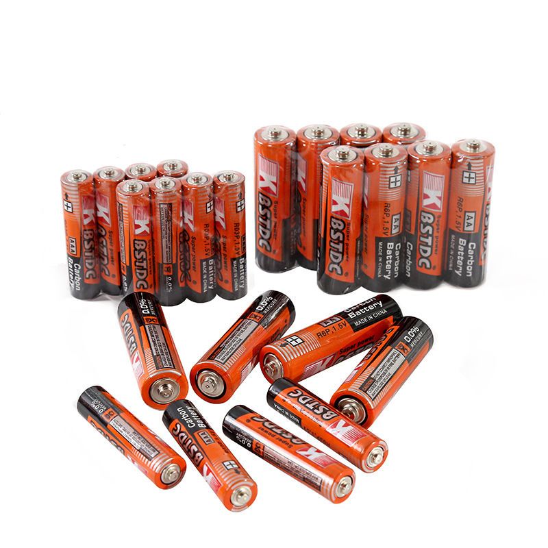 20粒40粒5号7号AAA碳性干电池小电流玩具遥控器钟表AA电池可混装 5号 B12粒