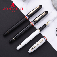 梦特娇(Montagut)M805钢笔 专用练字美工钢笔墨囊可替换 办公高档奥拉铱金笔 签字笔 签名笔 墨水笔 书法笔
