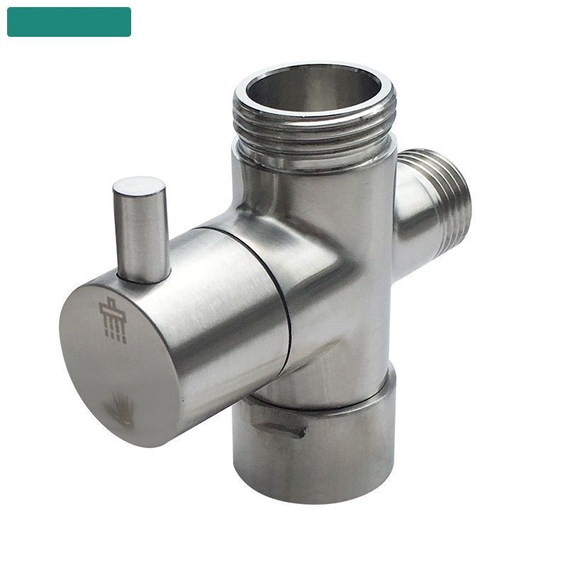 不锈钢分水器分水阀淋浴花洒分水器一进二出龙头接三通4分6分阀门4