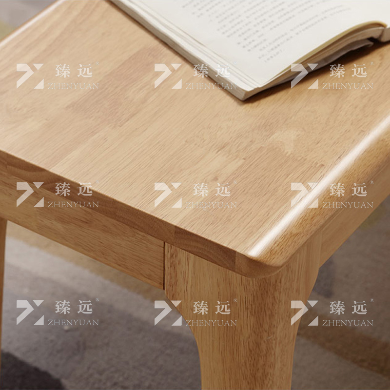 臻远ZY3121621全实木长条凳餐桌凳换鞋凳床尾凳原木色1.5米