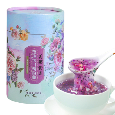 玫瑰银耳藕粉羹