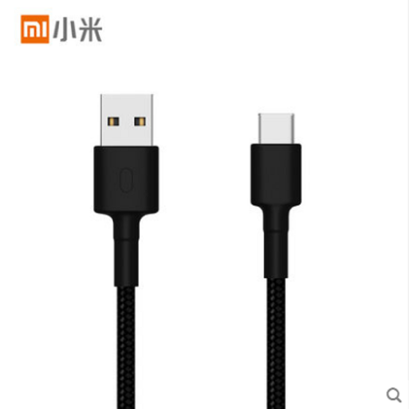 小米USB-C数据线 1M 编织线 快充原厂1米安卓Type-C口充电线100起发