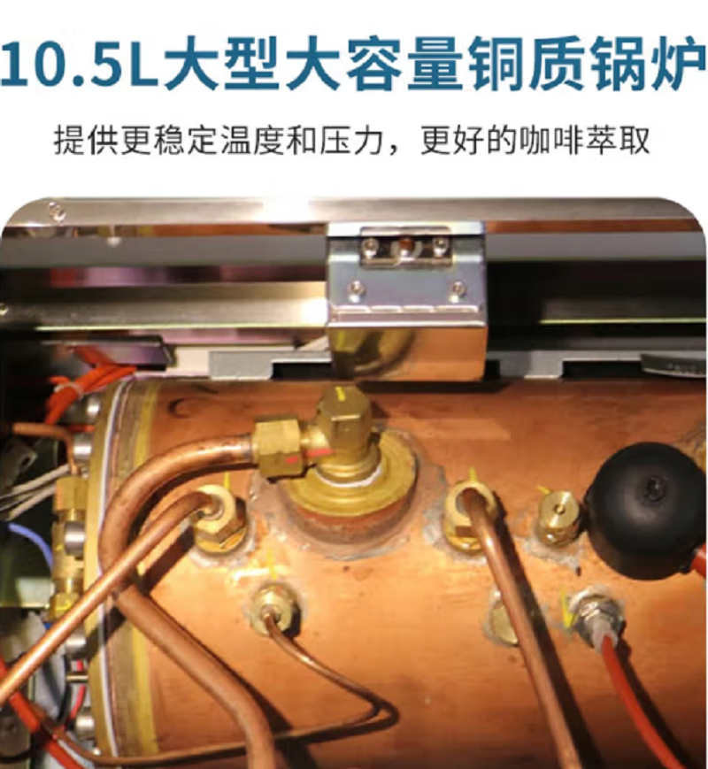 德龙(DeLonghi) WEGA Pegaso 毕加索意式高杯电控半自动手动咖啡机大型商用开店e61 双头电控黑色高清大图