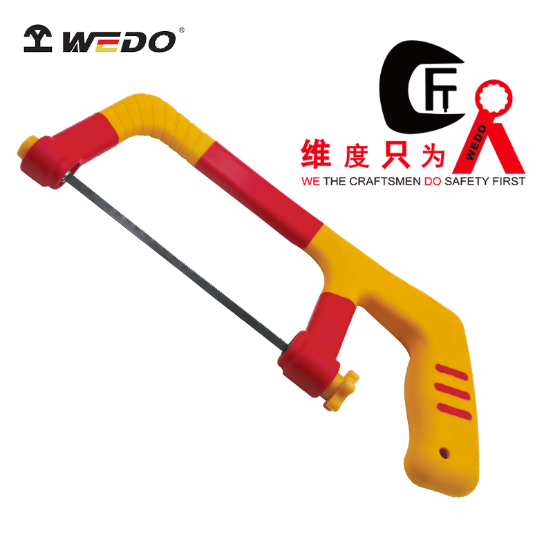WEDO维度绝缘锯架锯弓子高压绝缘可换锯条可调节手锯钢锯架高清大图