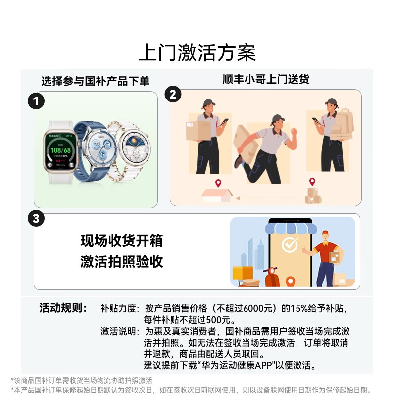 华为/HUAWEI WATCH FIT 4 Pro曜石黑氟橡胶表带运动智能手表钛金属表圈蓝宝石玻璃大屏长续航fit4pro