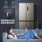 美的(Midea)450升十字对开多门冰箱纤薄机身风冷双变频铂金净味BCD-450WTPM(E)