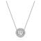 Swarovski永恒光环单石吊坠 Eternity系列闪亮钻石点缀精致优雅 白金项链
