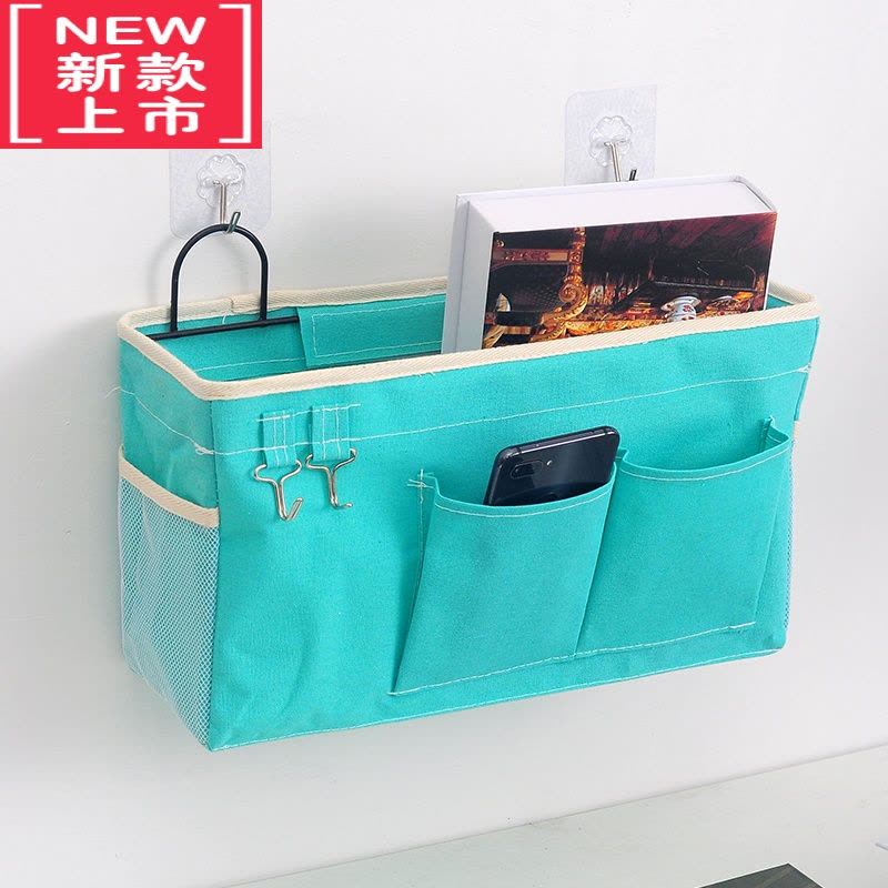 可莉允卫生间挂壁式收纳袋挂袋墙挂式婴儿床头绘本宿舍杂物小物件抽纸挂图片