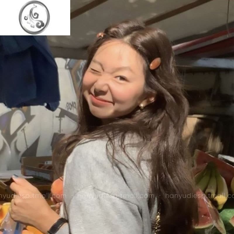 JiMi果冻色刘海夹侧边前额夹子女边夹韩式ins发夹碎发夹2023新款图片