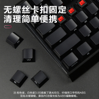 CHERRY樱桃MX3.0S无光版合金铝办公游戏电竞机械键盘黑轴-黑色