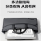 得力(deli)商务公文包 手提包质拼接事务包多层收纳14寸电脑包 BG197质感皮膜拼接商务公文包(灰)