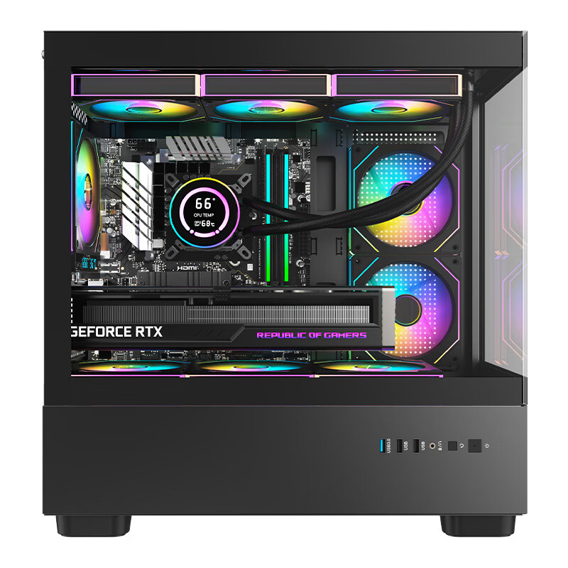 U7 265KF/RTX5060Ti 16G独显DIY主机台式电脑组装机电竞游戏直播AI设计视频剪辑主机Ultra 7 265KF高清大图