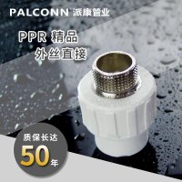 派康PPR冷热水专用外丝直接25*3/4热水器专用 经久耐用