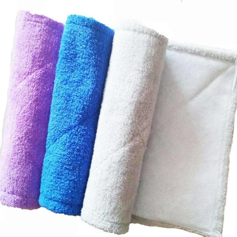 平板拖把替换布夹布毛巾墩布拖地布地板拖布头夹固式家用拖把布3条