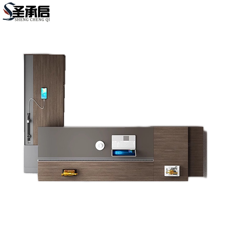 圣承启 办公室桌椅组合 3.2米含椅张高清大图