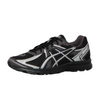 亚瑟士(ASICS)专业缓震跑步鞋男女同款黑银配色运动鞋户外休闲慢