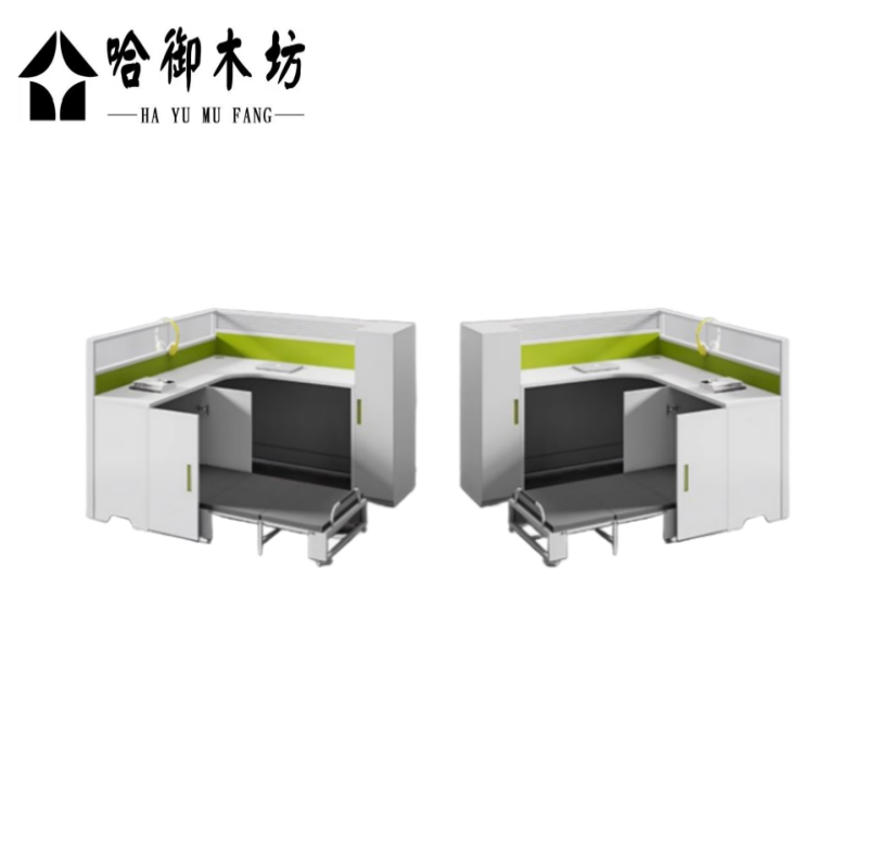 哈御木坊可定制屏风多功能办公桌HYMF-BG113/组高清大图