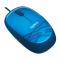 罗技(Logitech)M105有线鼠标USB 蓝色 家用办公电脑笔记本通用