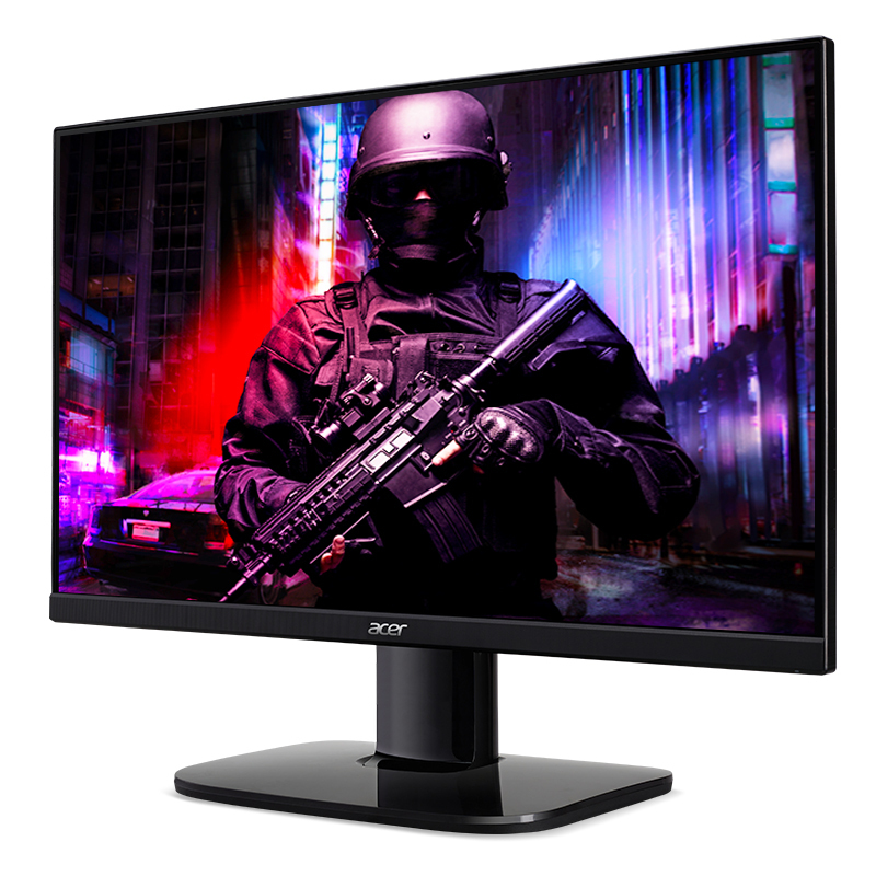 宏碁(Acer)电竞显示器21.5英寸75Hz刷新VA面板FreeSync窄边框全高清爱眼不闪屏(双HDMI自带音箱)畅玩吃鸡KA222Q