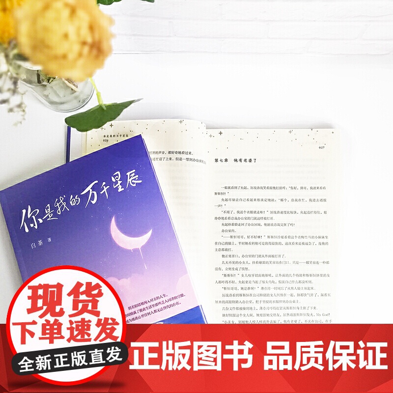 你是我的万千星辰 白茶 台海出版社 正版书籍高清大图